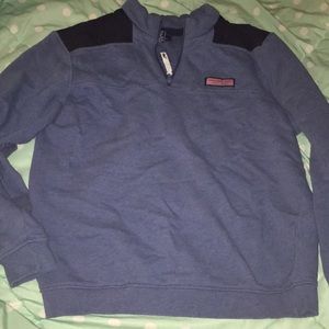 Blue Vineyard Vines Shep Quarter Zip